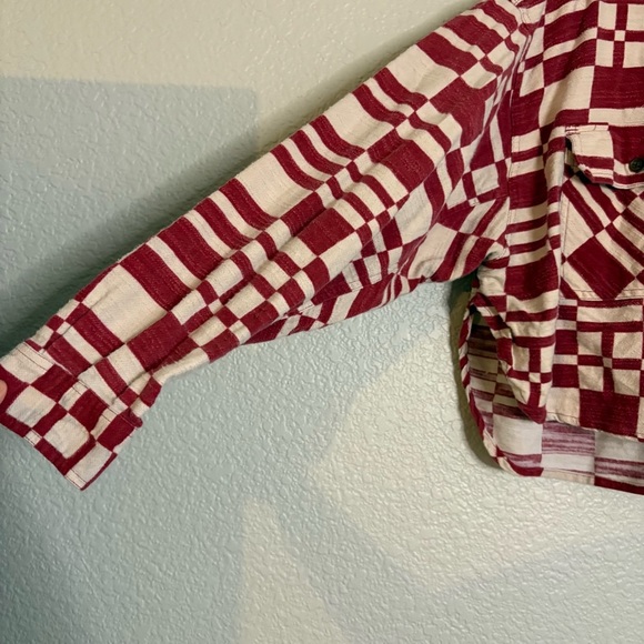 Urban outfitters BDG oversized cropped flannel top Boxy Women Small - Picture 13 of 13